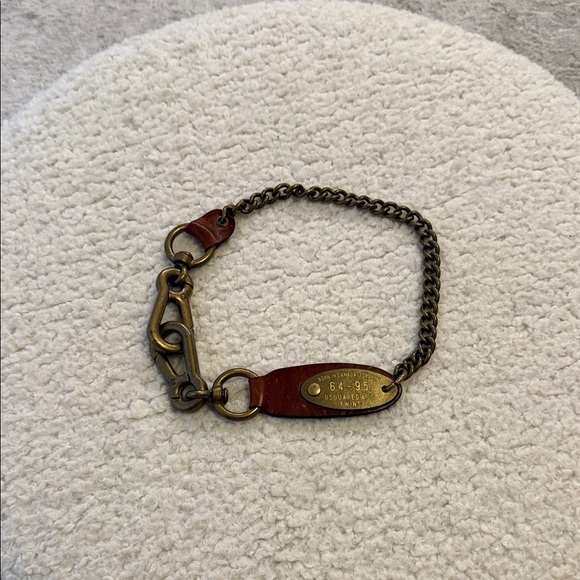 DSQUARED Other - DSQUARED Brass and Leather Chain for jeans